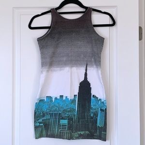 MOTEL ROCKS NYC Skyline Tunic / Mini Dress